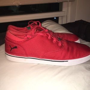 Puma shoes red size 12